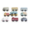 Set 9 coches de madera - Imagen 4
