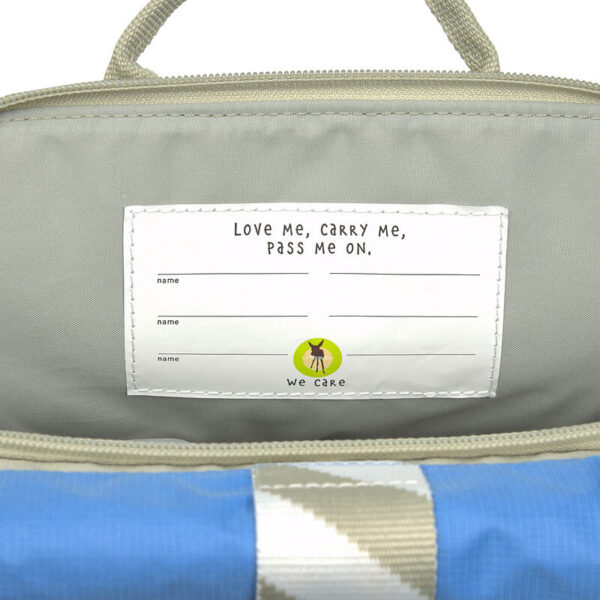 Mochila Rolltop azul de Lassig - Imagen 6
