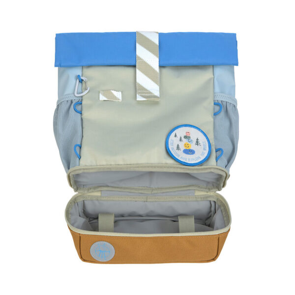 Mochila Rolltop azul de Lassig - Imagen 2