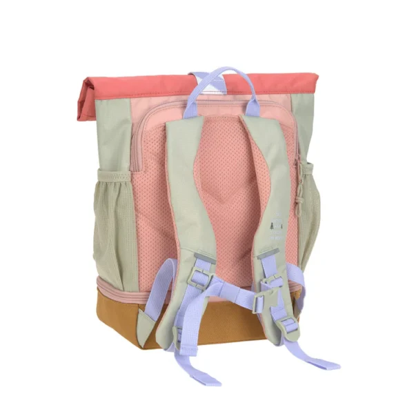 Mochila Rolltop Rosa de Lassig - Imagen 4