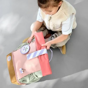 Mochila Rolltop Rosa de Lassig