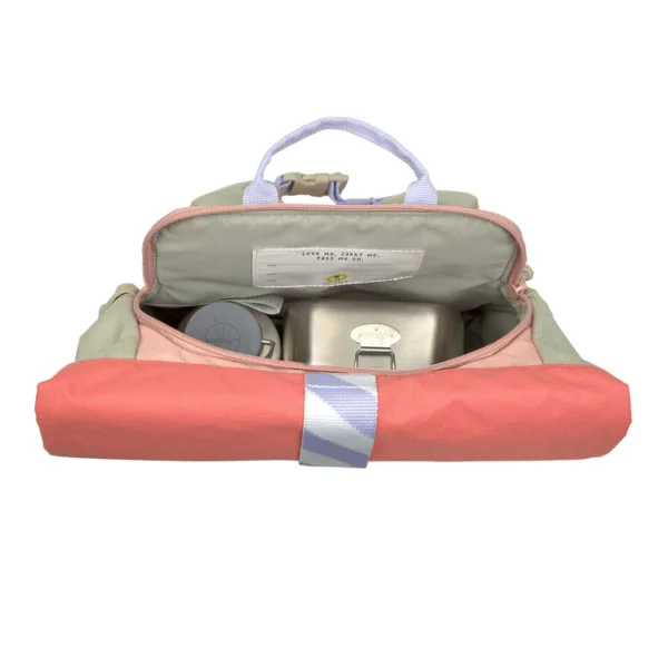 Mochila Rolltop Rosa de Lassig - Imagen 8