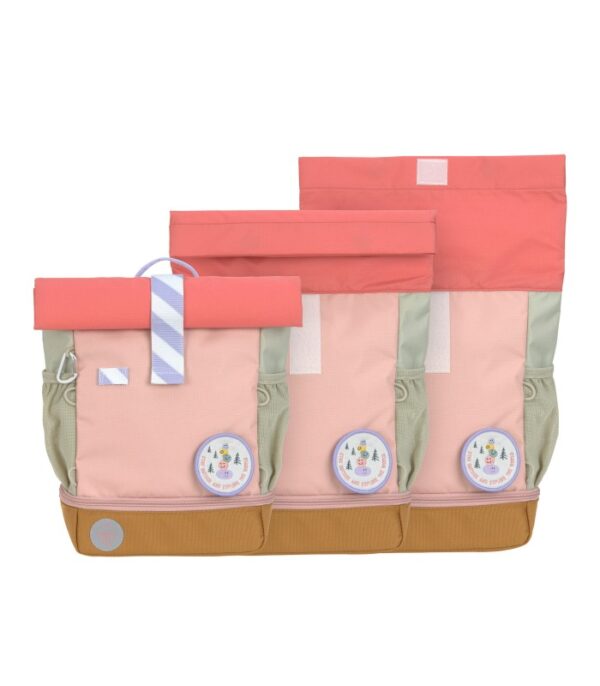 Mochila Rolltop Rosa de Lassig - Imagen 6