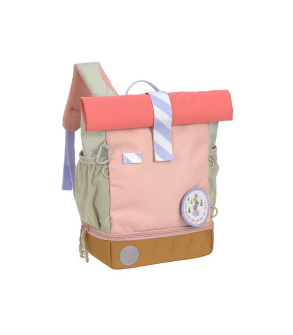 Mochila Rolltop Rosa de Lassig - Imagen 2