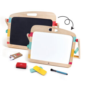 Pizarra con caballete de doble cara 'Flip & Draw'