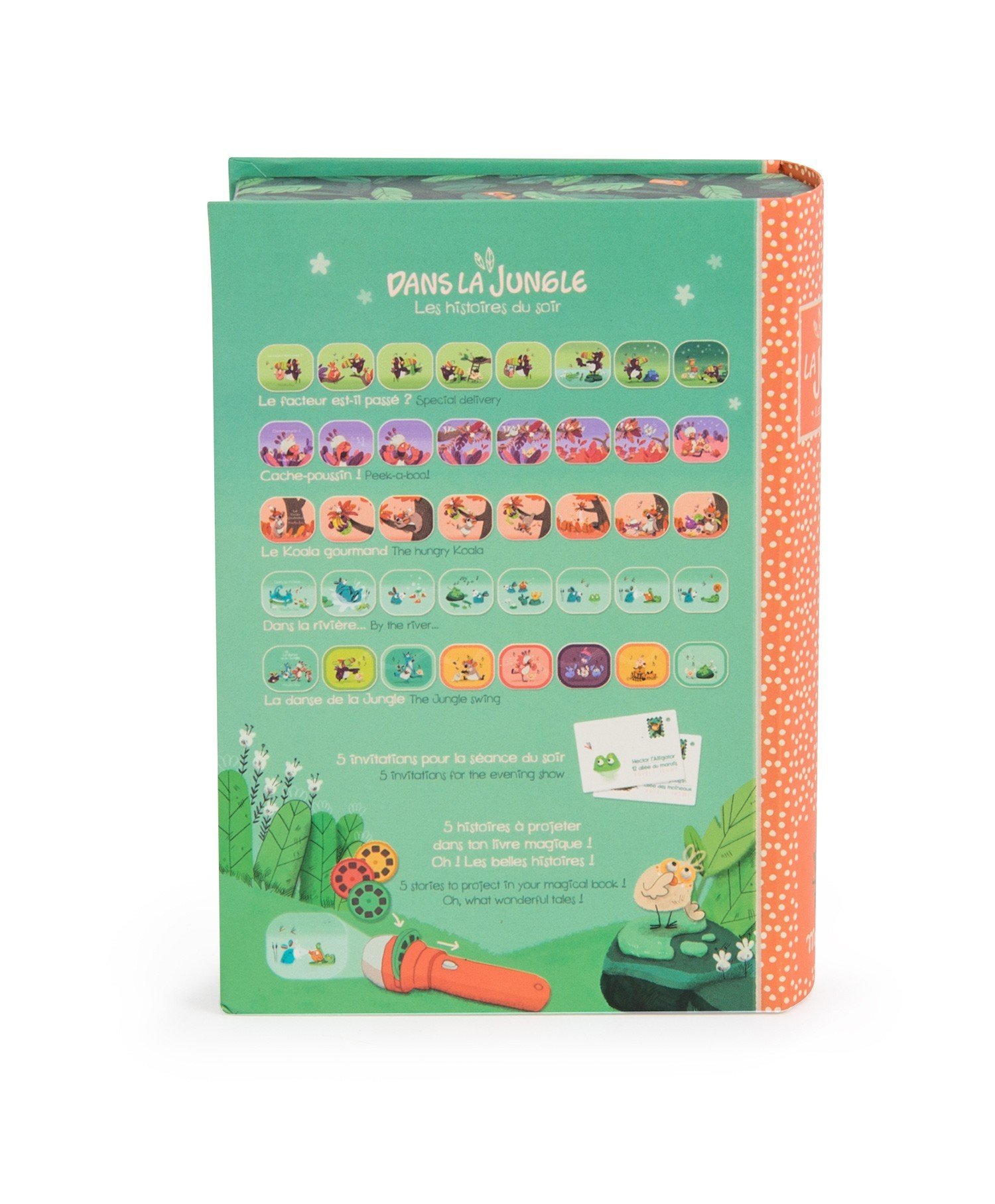 Libro Linterna proyector Jungla - Imagen 4