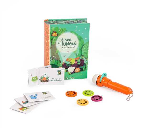 Libro Linterna proyector Jungla