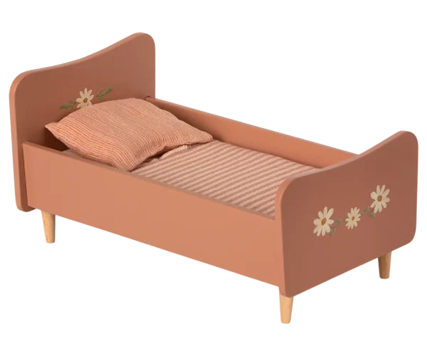 Camita de madera con gatito Rosa - Imagen 2