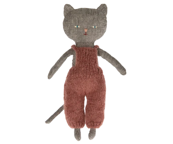 Camita de madera con gatito Rosa - Imagen 3