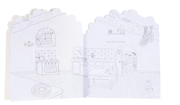 Cuaderno de pegatinas y coloreado Gran familia - Imagen 2