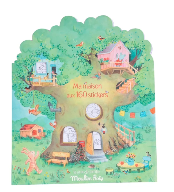 Cuaderno de pegatinas y coloreado Gran familia