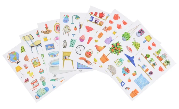 Cuaderno de pegatinas y coloreado Gran familia - Imagen 3