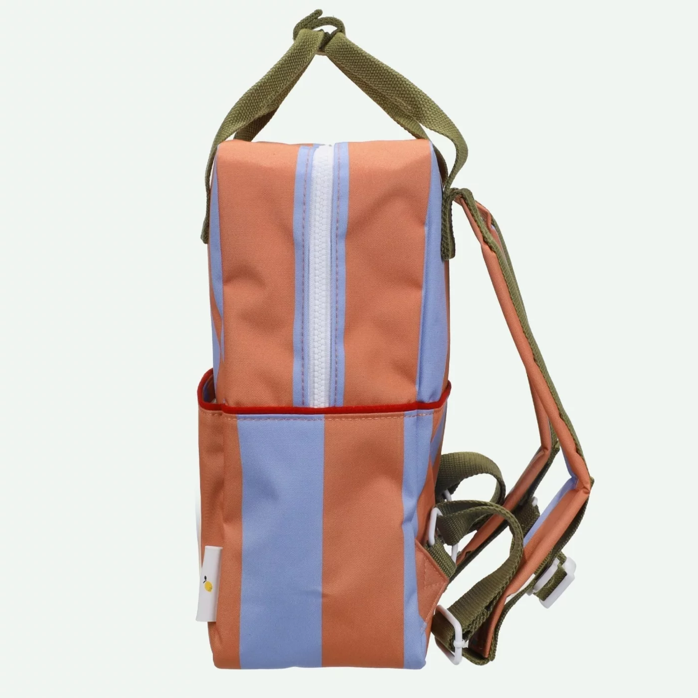 Mochila Mediana Lemon Tree Stripes Cloud Blue + Maple Whirl - Imagen 3