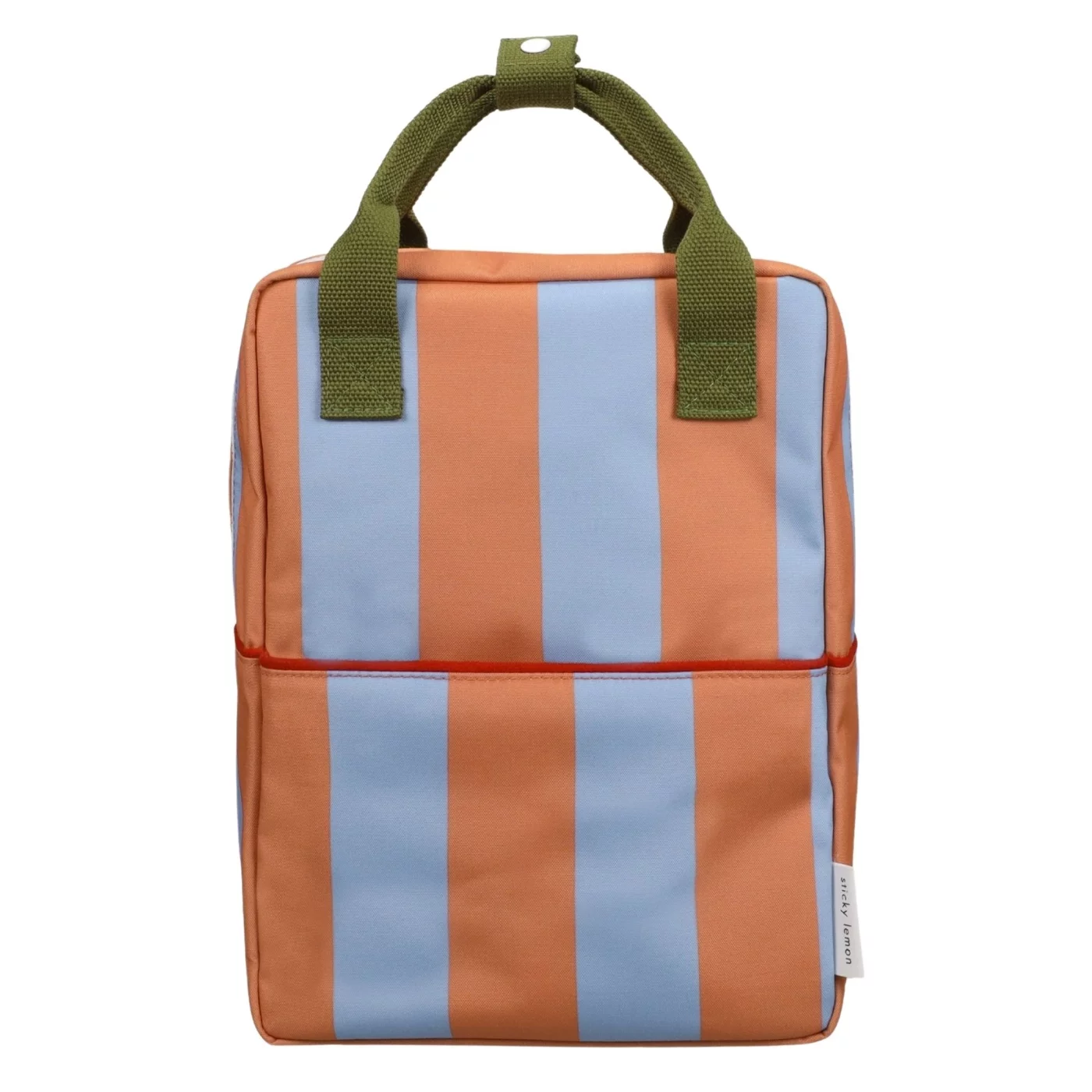 Mochila Mediana Lemon Tree Stripes Cloud Blue + Maple Whirl - Imagen 4