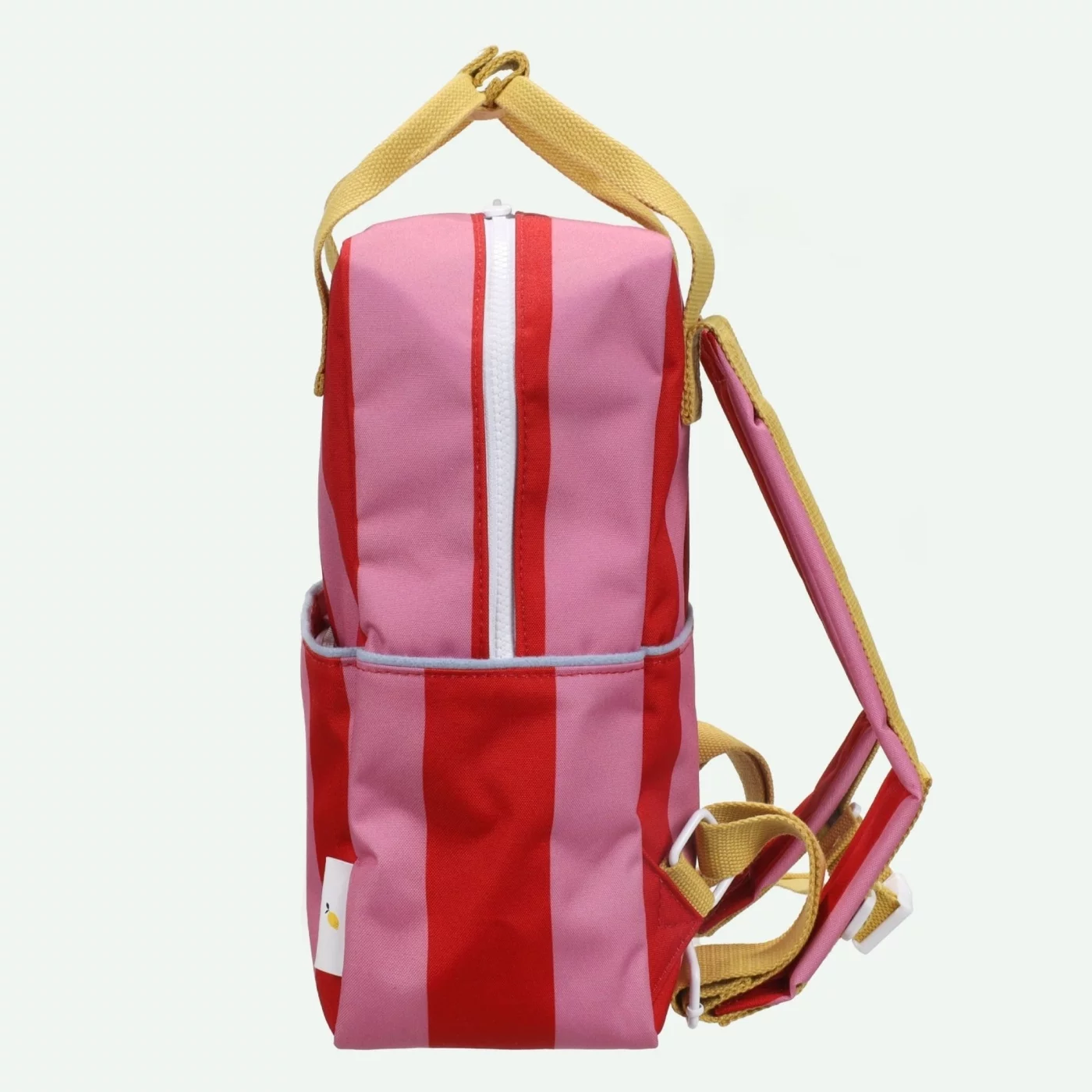 Mochila Mediana Lemon Tree Stripes Red Apple + Rosebay Pink - Imagen 6