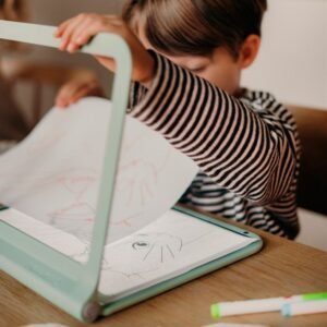 Tableta de luz portátil doble cara Kidydraw Pro verde - Kidywolf