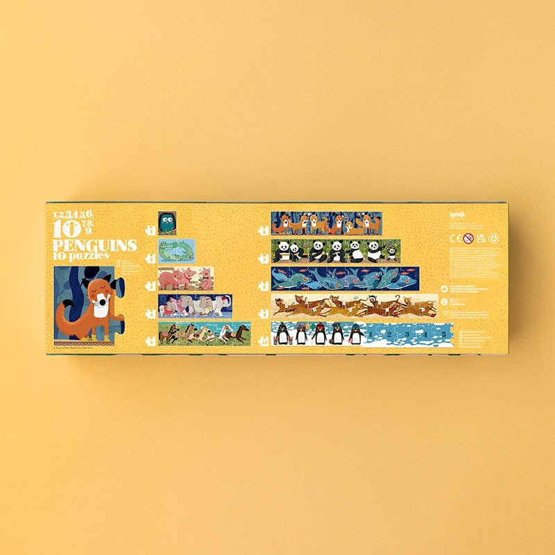 Puzzle 10 pinguinos - Imagen 5