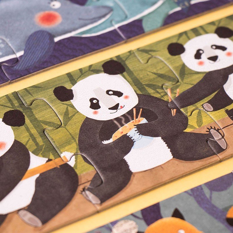 Puzzle 10 pinguinos - Imagen 2