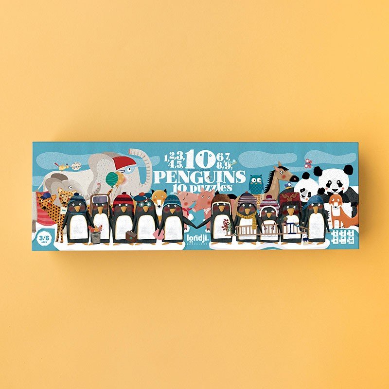 Puzzle 10 pinguinos - Imagen 4